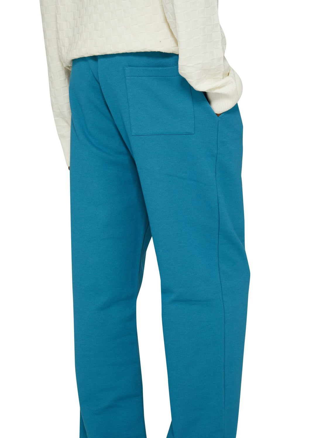 LOUIS VUITTON EMBROIDERED PIN LOGO SWEATPANTS