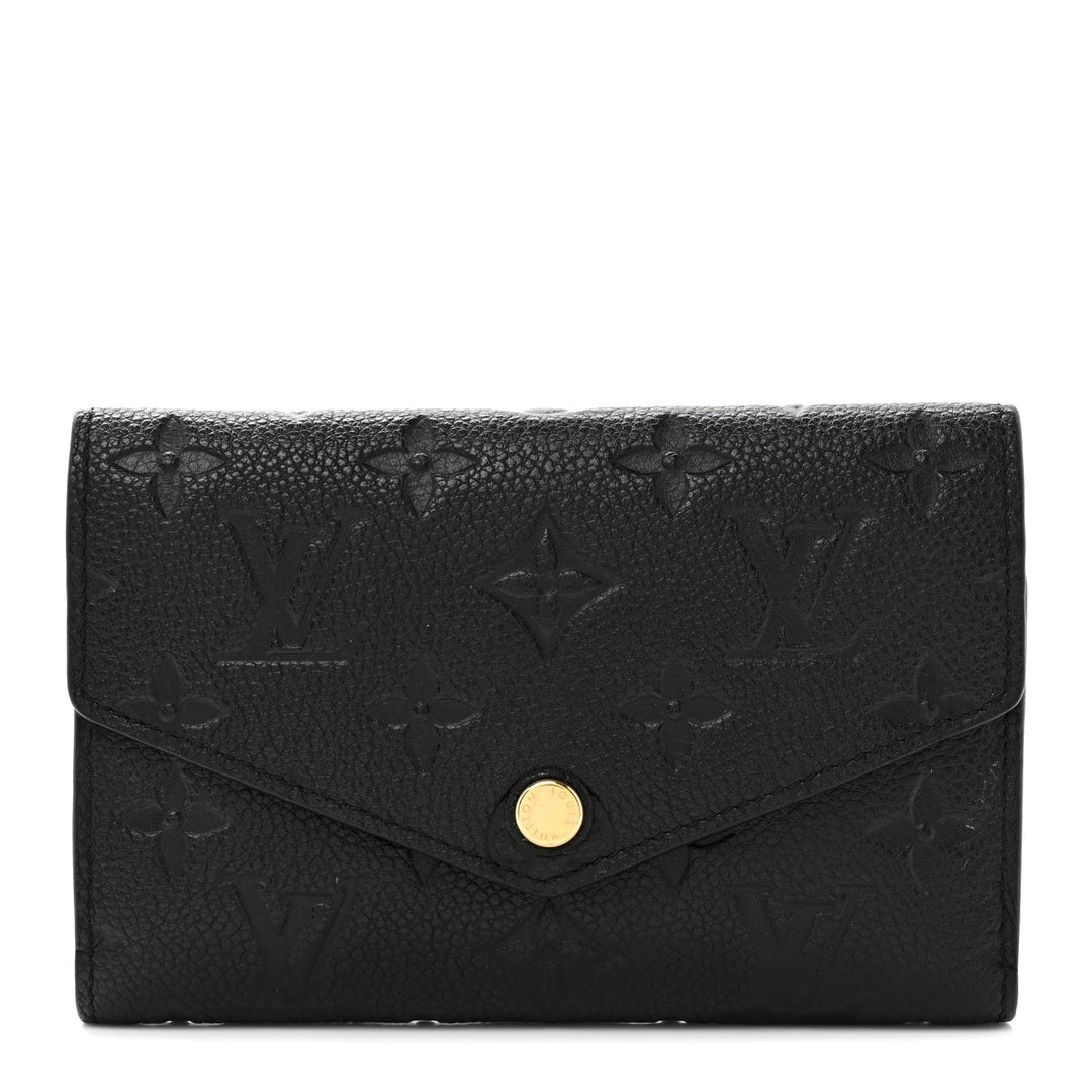 LOUIS VUITTON EMPRIENTE MONOGRAM LEATHER CURIEUSE COMPACT WALLET
