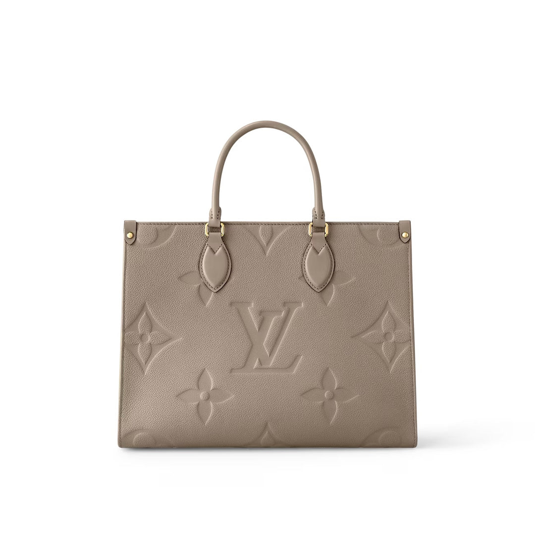 LOUIS VUITTON EMPREINTE LEATHER GIANT MONOGRAM ONTHEGO TOTE BAG