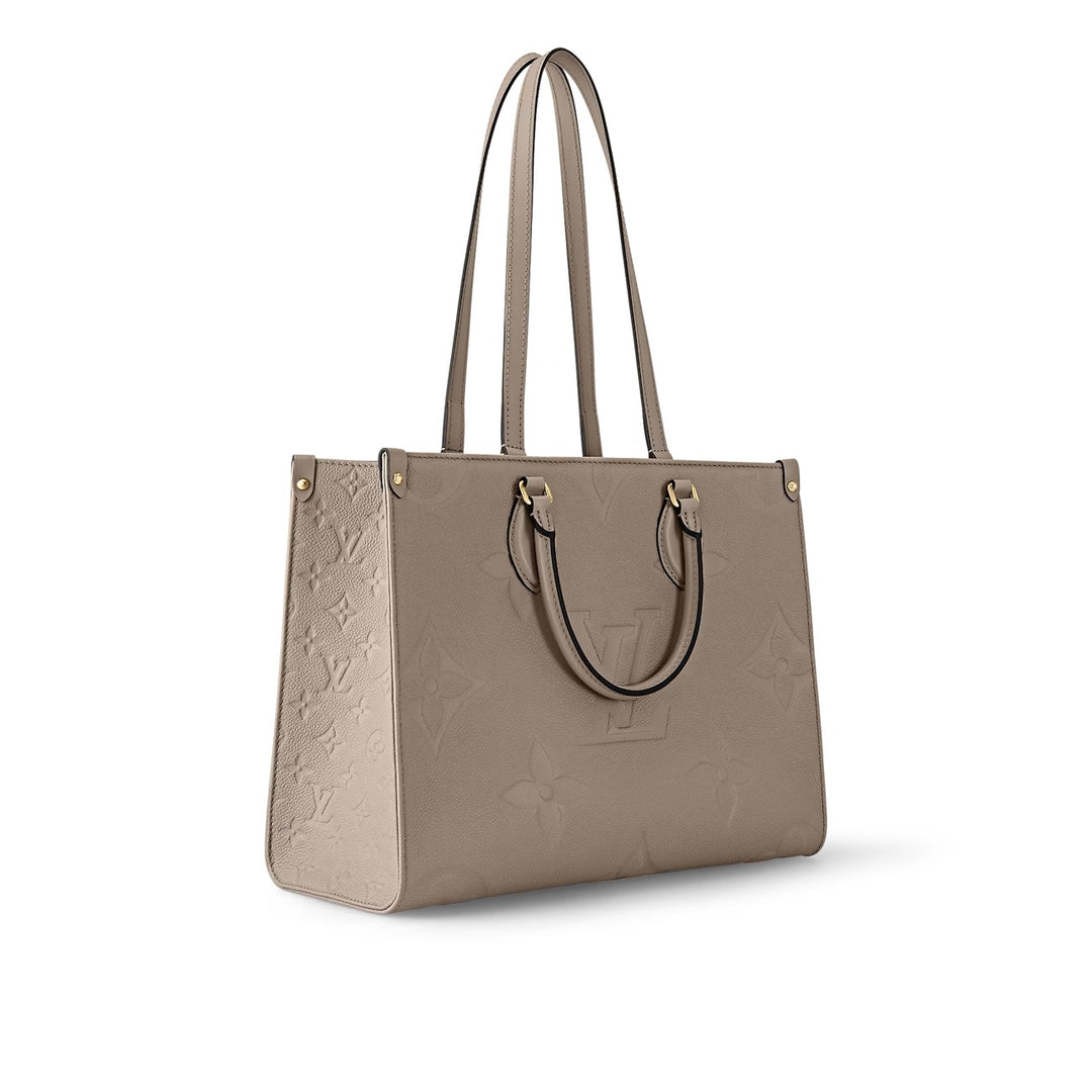 LOUIS VUITTON EMPREINTE LEATHER GIANT MONOGRAM ONTHEGO TOTE BAG
