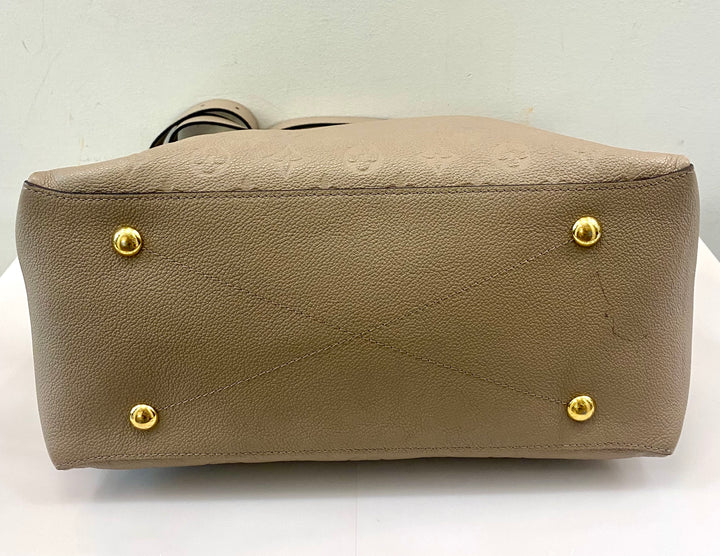 LOUIS VUITTON MONOGRAM EMPREINTE LEATHER MAIDA HOBO BAG TOURTERELLE