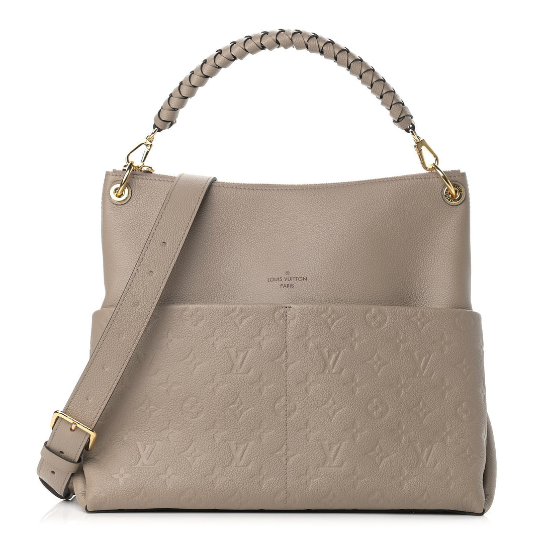 LOUIS VUITTON MONOGRAM EMPREINTE LEATHER MAIDA HOBO BAG TOURTERELLE