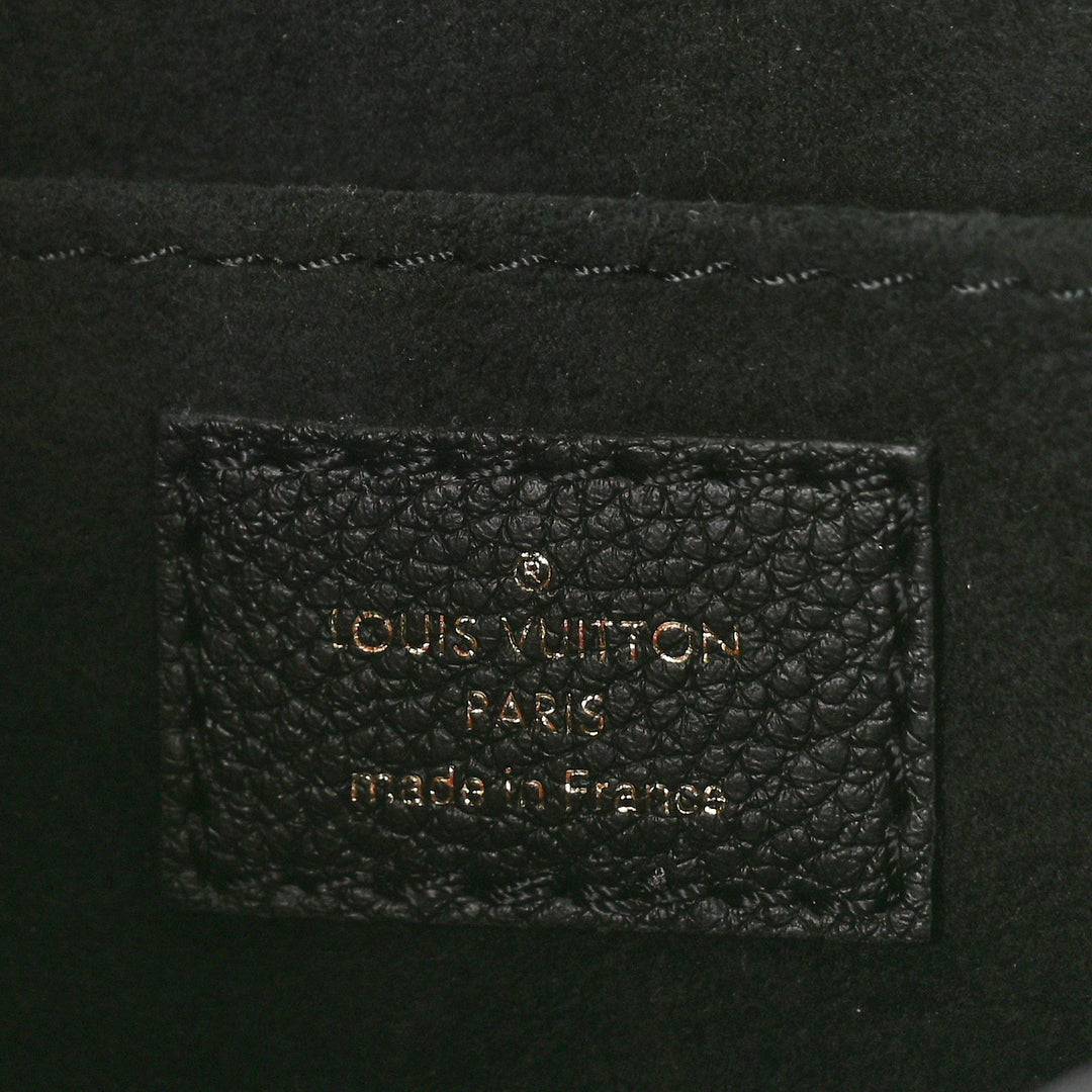 LOUIS VUITTON EMPREINTE LEATHER GIANT MONOGRAM PETIT SAC PLAT BAG