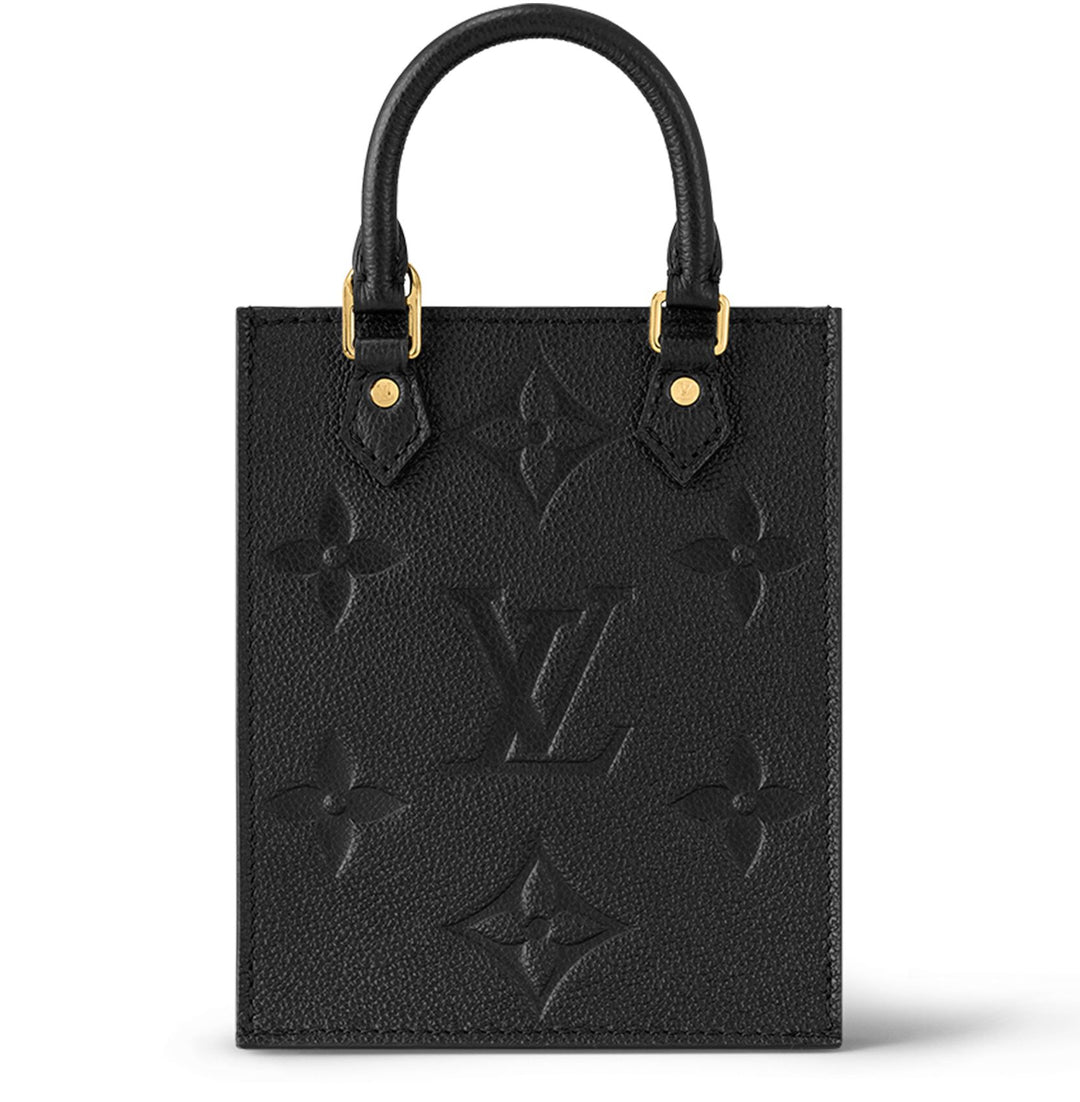 LOUIS VUITTON EMPREINTE LEATHER GIANT MONOGRAM PETIT SAC PLAT BAG