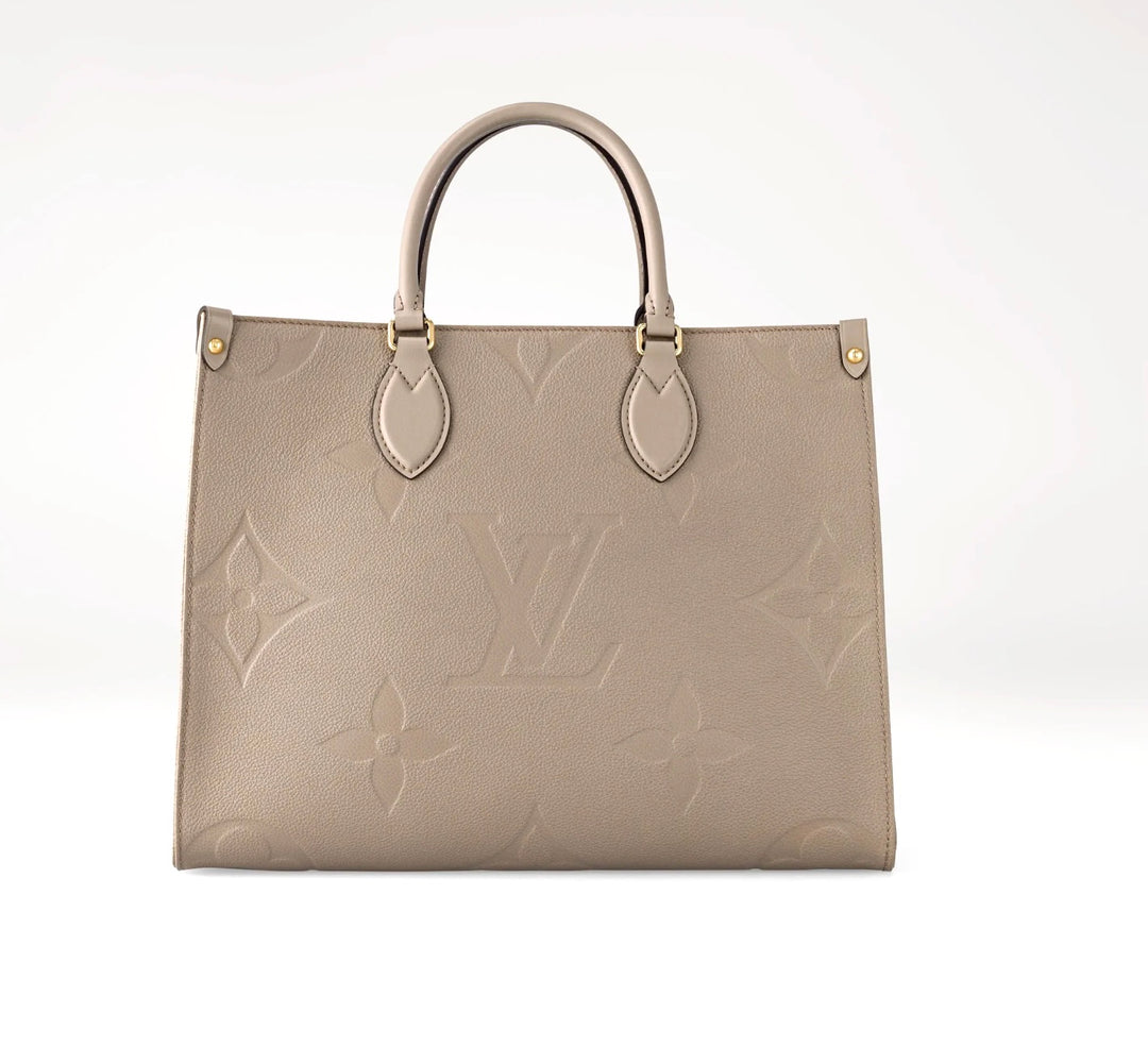 LV EMPREINTE LEATHER GIANT MONOGRAM ONTHEGO MM TOTE BAG