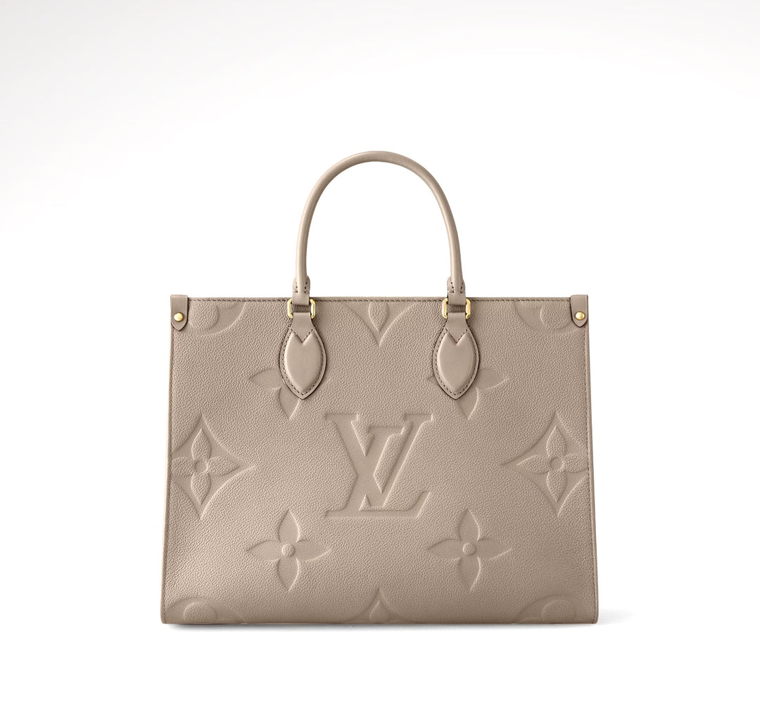 LV EMPREINTE LEATHER GIANT MONOGRAM ONTHEGO MM TOTE BAG