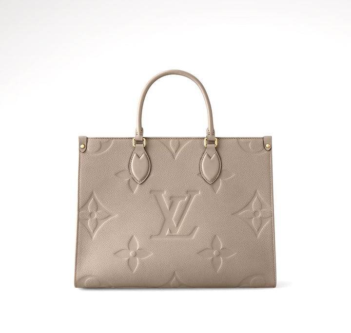 LV EMPREINTE LEATHER GIANT MONOGRAM ONTHEGO MM TOTE BAG