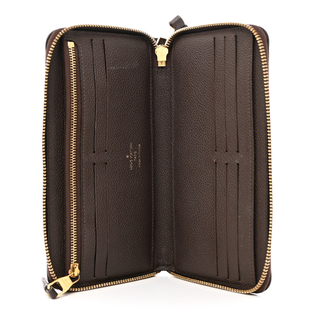 LOUIS VUITTON MONOGRAM EMPREINTE LEATHER SECRET ZIPPY WALLET
