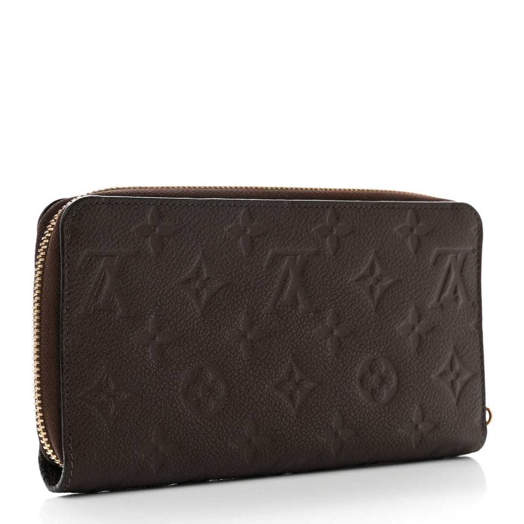 LOUIS VUITTON MONOGRAM EMPREINTE LEATHER SECRET ZIPPY WALLET