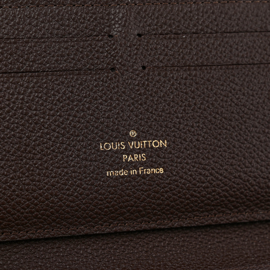 LOUIS VUITTON MONOGRAM EMPREINTE LEATHER SECRET ZIPPY WALLET