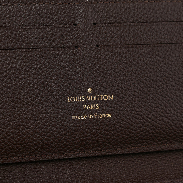 LOUIS VUITTON MONOGRAM EMPREINTE LEATHER SECRET ZIPPY WALLET