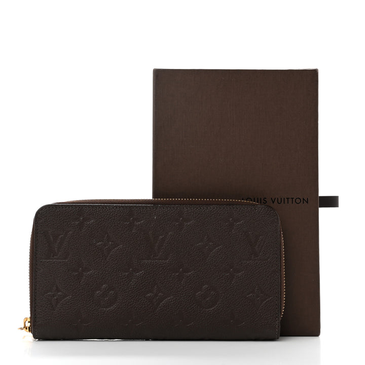 LOUIS VUITTON MONOGRAM EMPREINTE LEATHER SECRET ZIPPY WALLET