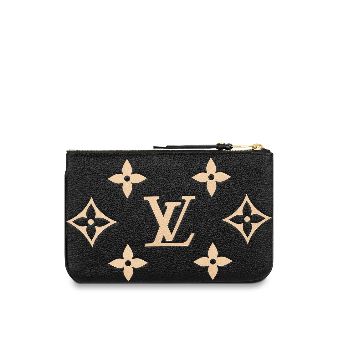 LOUIS VUITTON EMPREINTE GIANT MONOGRAM DOUBLE ZIP POCHETTE