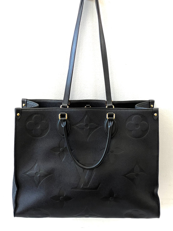 LOUIS VUITTON GIANT MONOGRAM EMPREINTE LEATHER ONTHEGO TOTE BAG