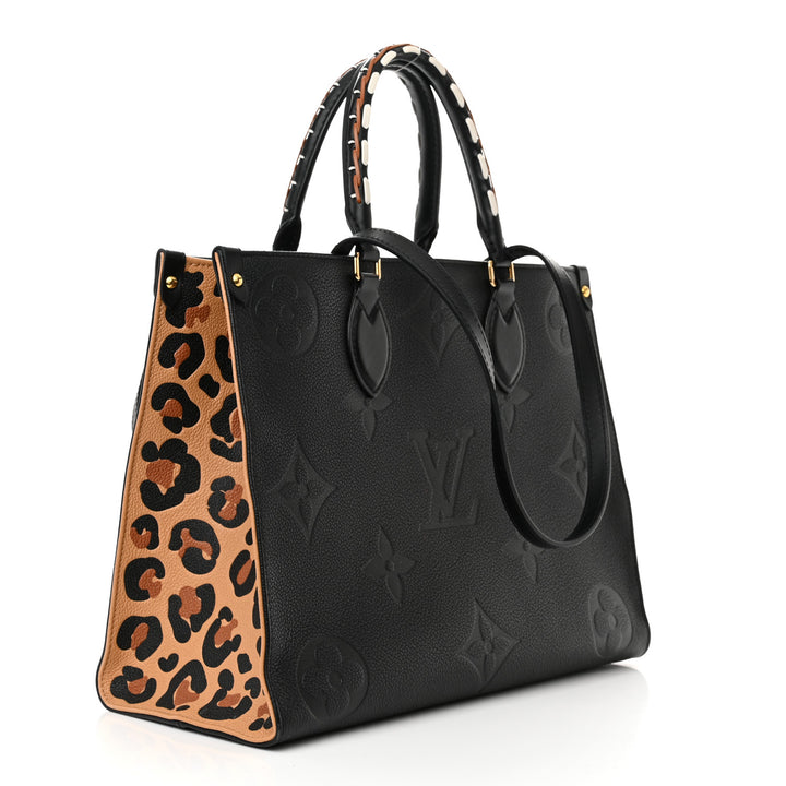 LOUIS VUITTON EMPREINTE MONOGRAM GIANT WILD AT HEART ONTHEGO NEVERFULL MM