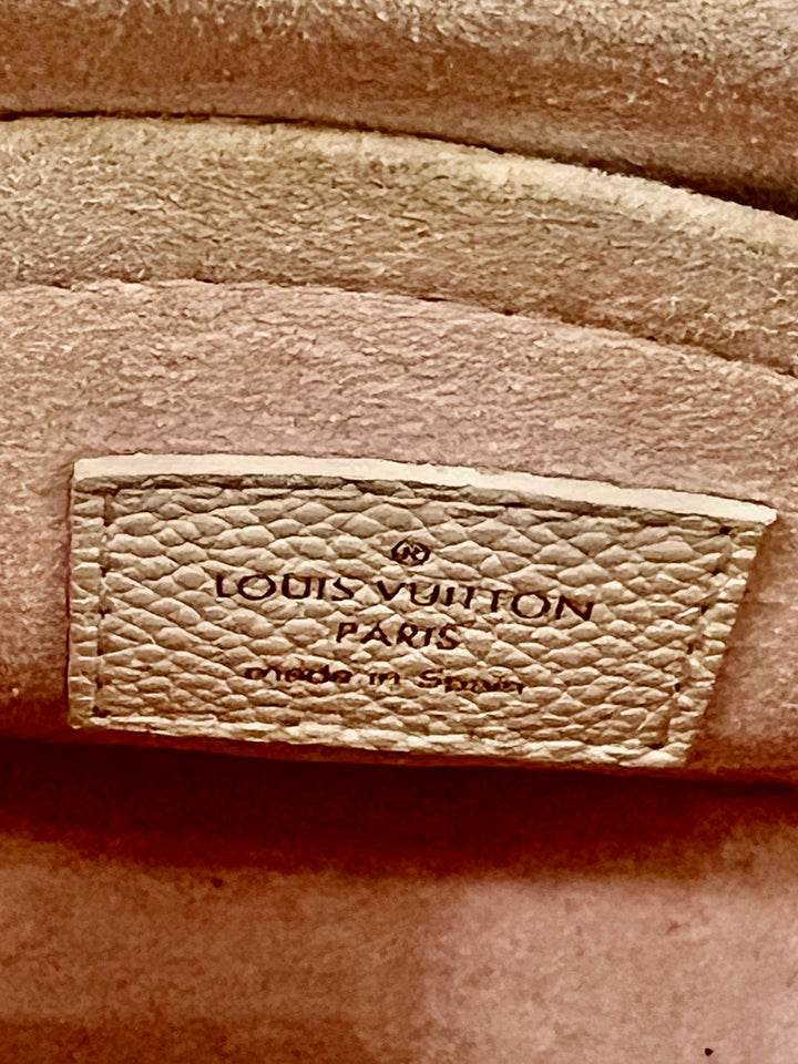 LOUIS VUITTON MONOGRAM EMPREINTE LEATHER BAGATELLE NM BAG