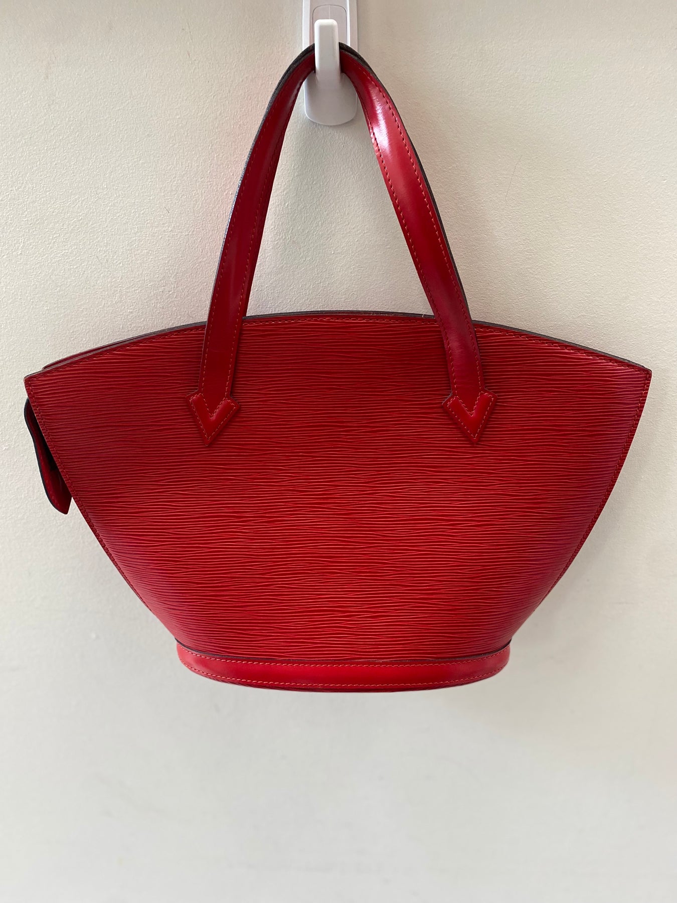 Shop for Louis Vuitton Red Epi Leather St Jacques PM Shoulder Bag - Shipped  from USA
