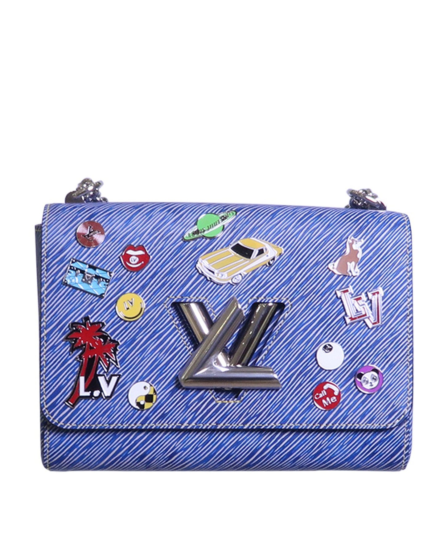 LOUIS VUITTON EPI LEATHER TWIST PINS EMBELLISHED LIMITED EDITION CROSS –  Caroline's Fashion Luxuries