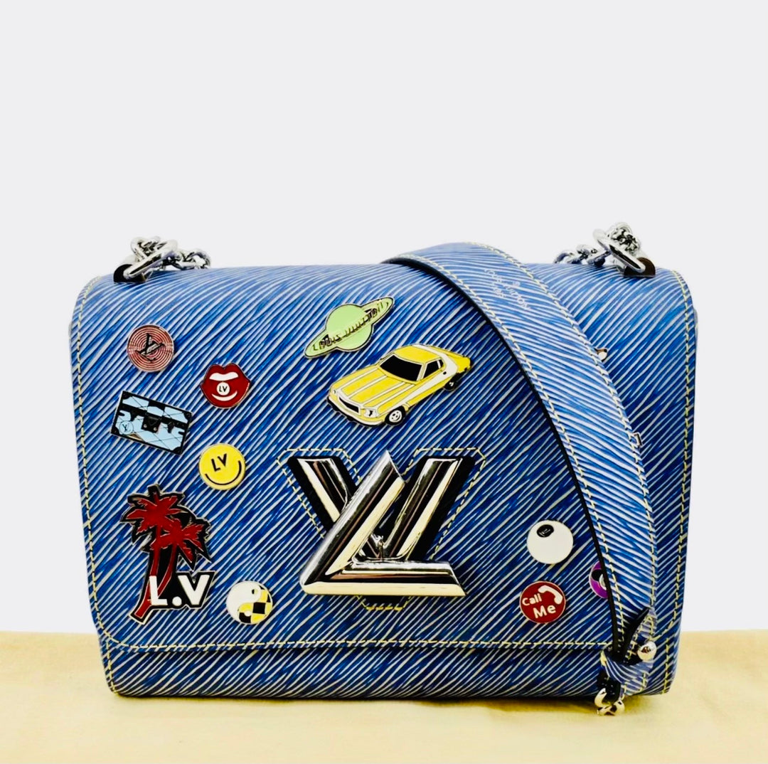 LOUIS VUITTON EPI LEATHER TWIST PINS EMBELLISHED LIMITED EDITION CROSSBODY BAG