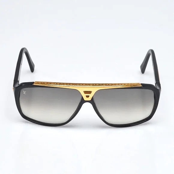 Louis Vuitton Black Acetate Frame Evidence Millionaire Sunglasses