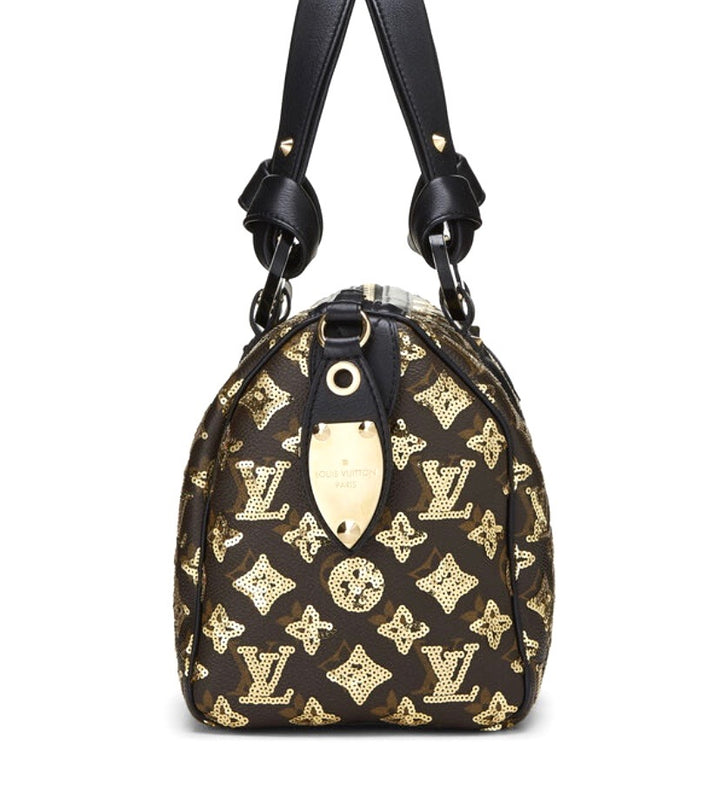 LOUIS VUITTON GOLD MONOGRAM ECLIPSE LIMITED EDITION SPEEDY 30