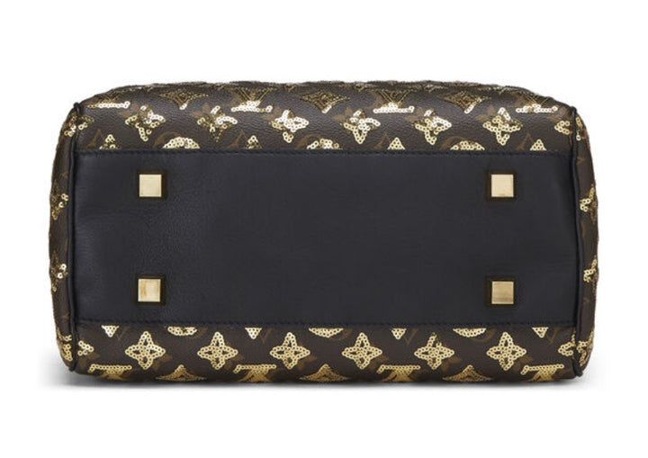LOUIS VUITTON GOLD MONOGRAM ECLIPSE LIMITED EDITION SPEEDY 30