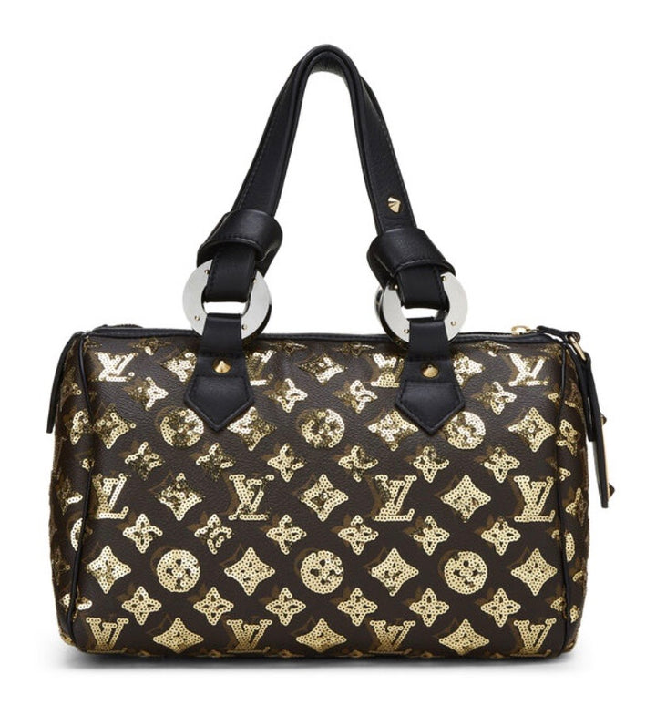 LOUIS VUITTON GOLD MONOGRAM ECLIPSE LIMITED EDITION SPEEDY 30
