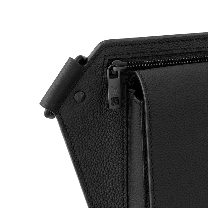 LOUIS VUITTON GRAINED CALFSKIN AEROGRAM TAKEOFF SLING BAG