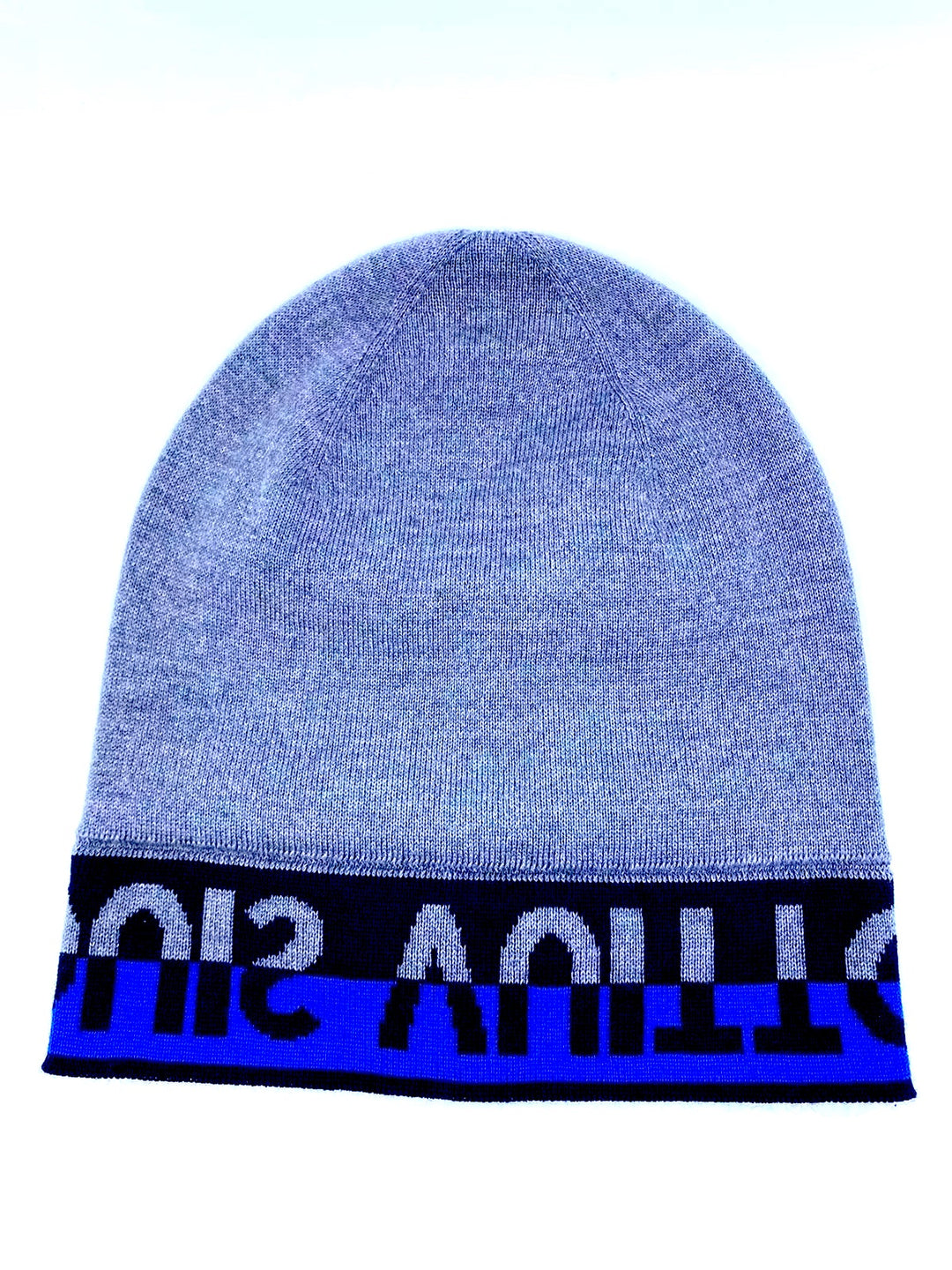 LOUIS VUITTON GREY BLUE HORIZON WOOL BEANIE HAT – Caroline's