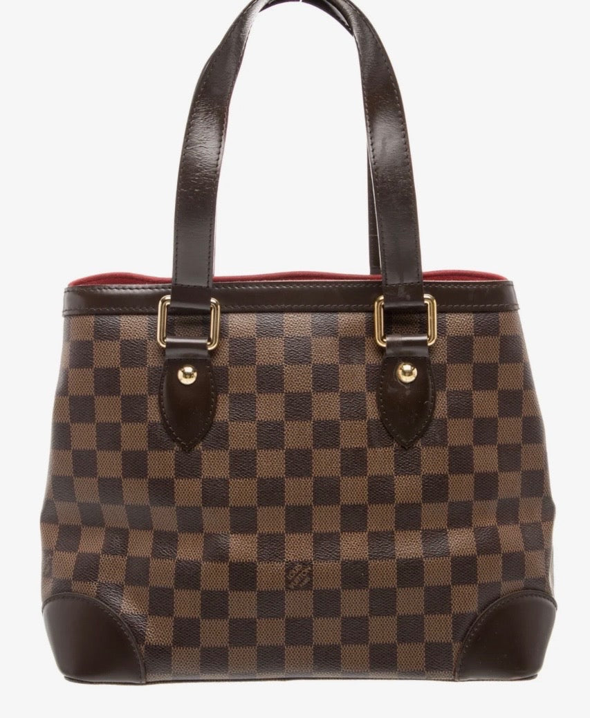 LOUIS VUITTON DAMIER EBENE HAMPSTEAD PM TOTE BAG