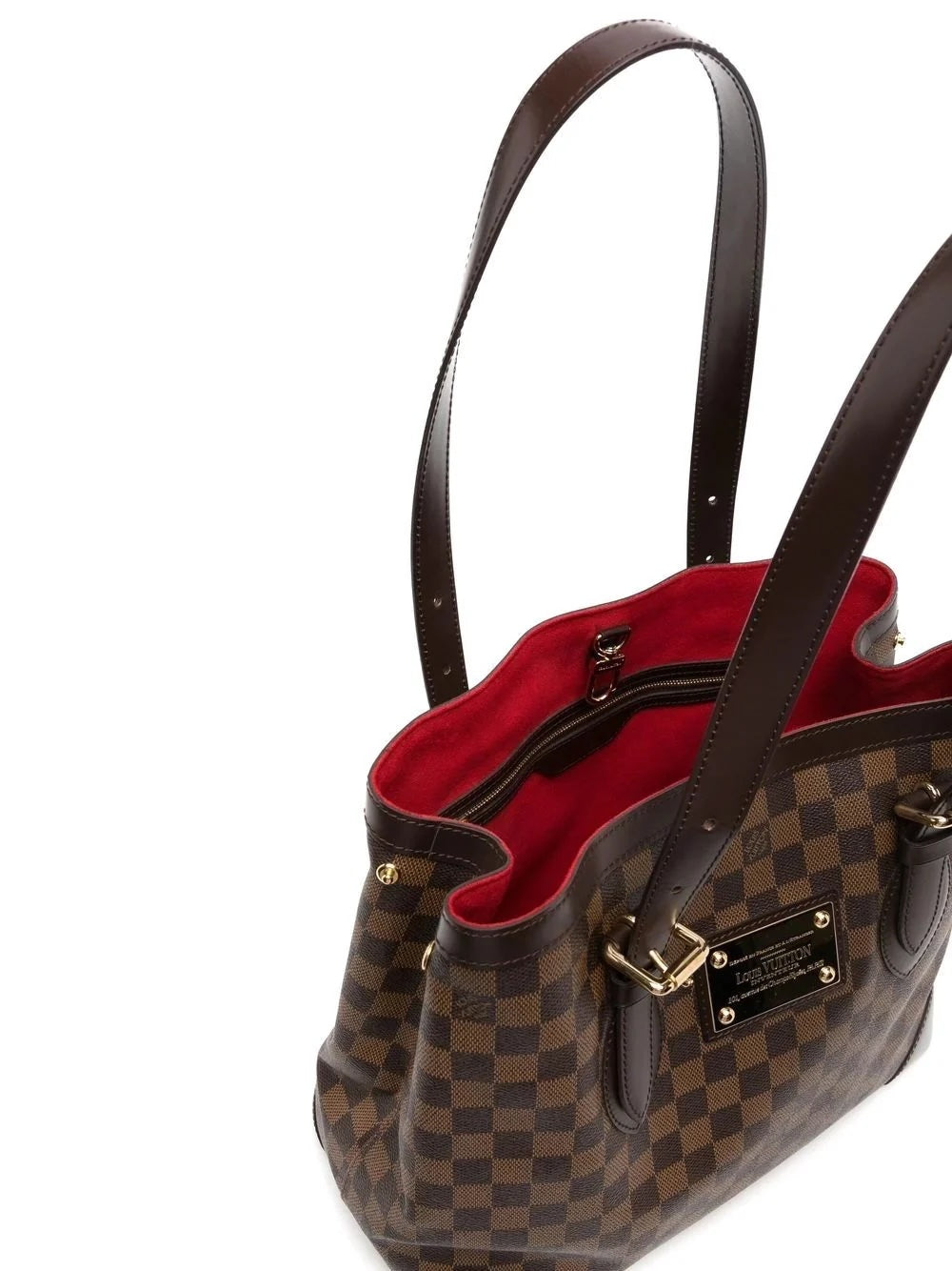 LOUIS VUITTON DAMIER EBENE HAMPSTEAD PM TOTE BAG