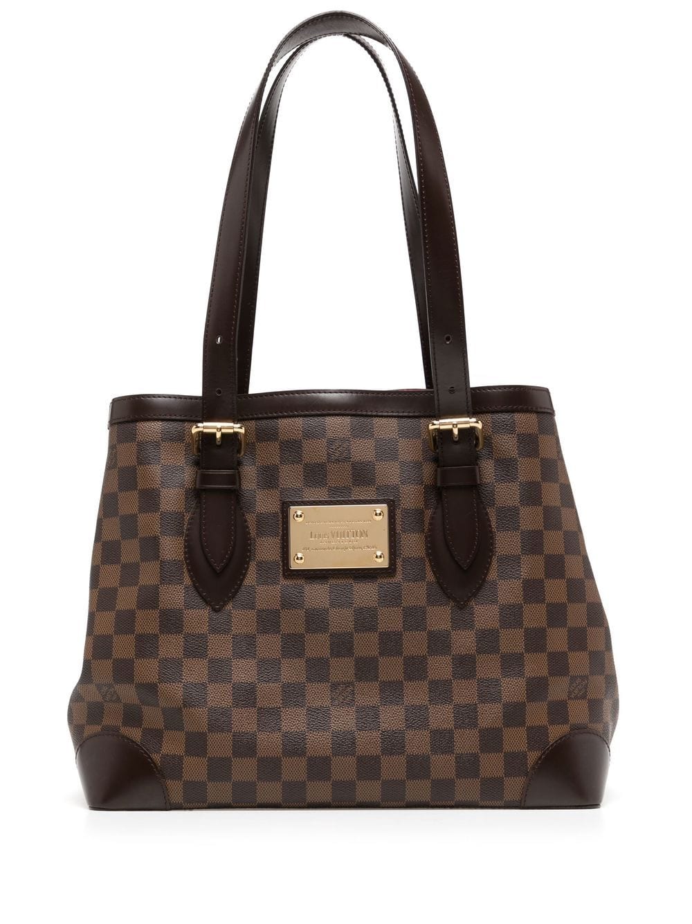 LOUIS VUITTON DAMIER EBENE HAMPSTEAD PM TOTE BAG