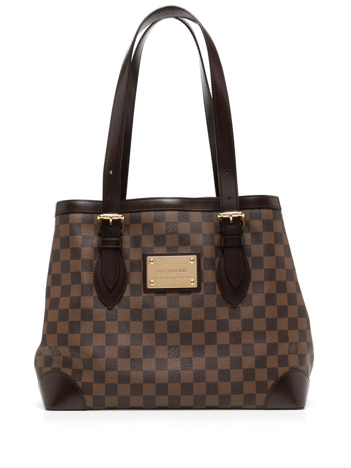 LOUIS VUITTON DAMIER EBENE HAMPSTEAD PM TOTE BAG