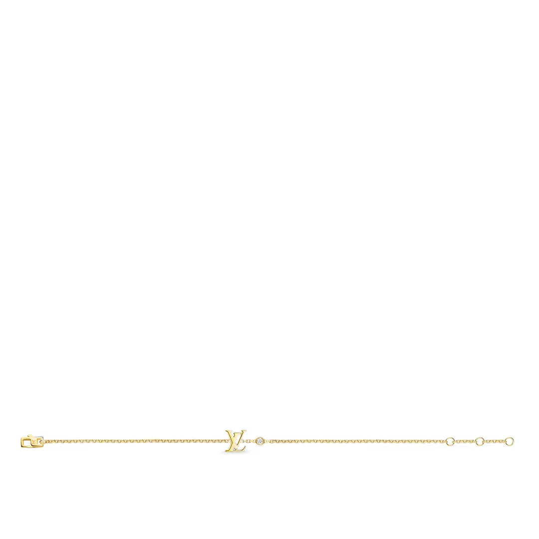 LOUIS VUITTON IDYLLE BLOSSOM LV DIAMOND 18K GOLD BRACELET