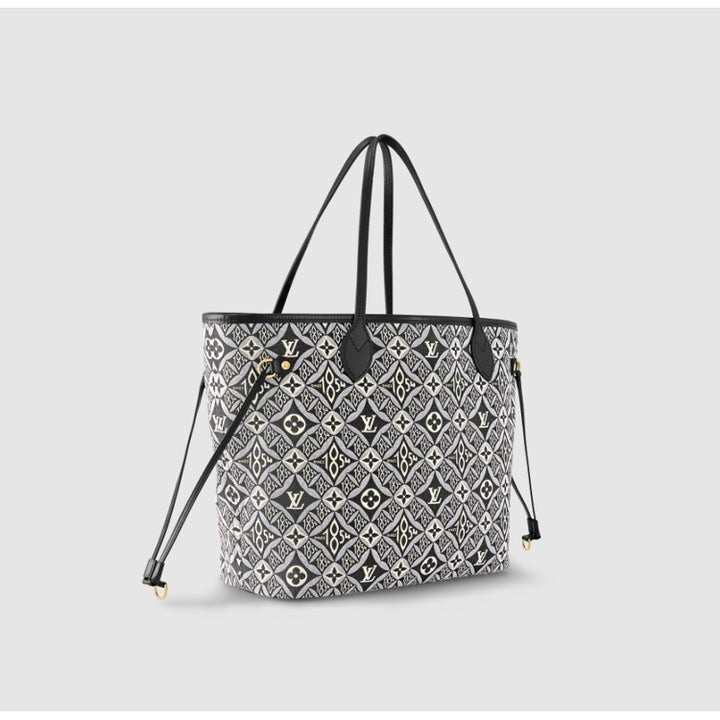 LOUIS VUITTON SINCE 1854 JACQUARD NEVERFULL MM TOTE BAG