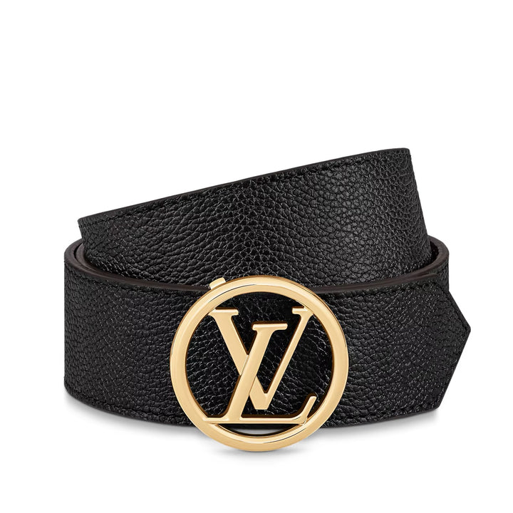 LOUIS VUITTON LV MONOGRAM CIRCLE BUCKLE REVERSIBLE BELT