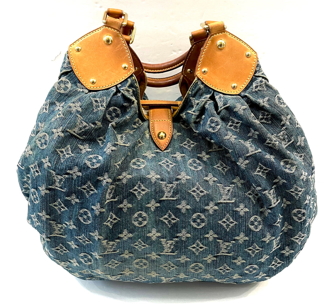 LOUIS VUITTON LV MONOGRAM MAHINA XL HOBO BAG