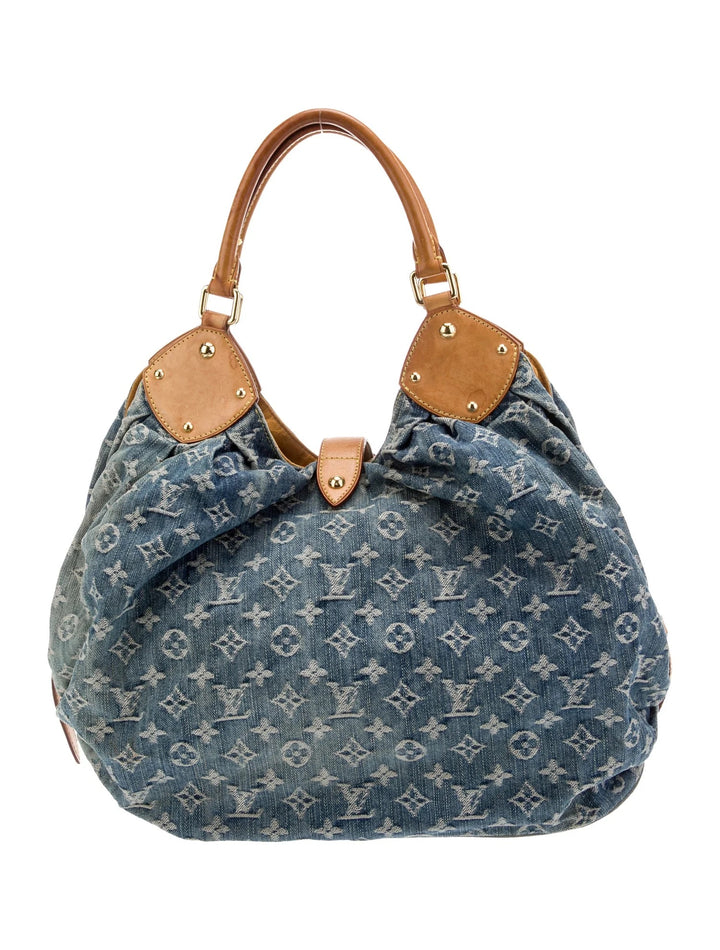 LOUIS VUITTON LV MONOGRAM MAHINA XL HOBO BAG