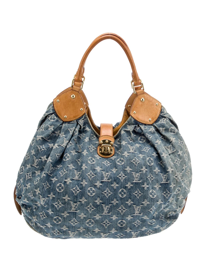 LOUIS VUITTON LV MONOGRAM MAHINA XL HOBO BAG