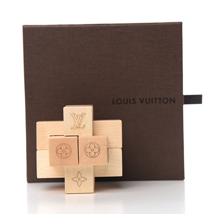 LOUIS VUITTON LE PATEKI WOOD CUBE PUZZLE