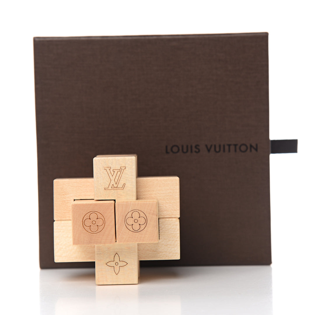 LOUIS VUITTON LE PATEKI WOOD CUBE PUZZLE – Caroline's Fashion Luxuries