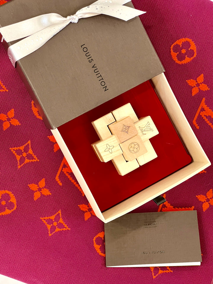 LOUIS VUITTON LE PATEKI WOOD CUBE PUZZLE