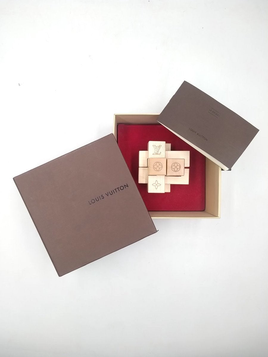 LOUIS VUITTON LE PATEKI WOOD CUBE PUZZLE – Caroline's Fashion Luxuries