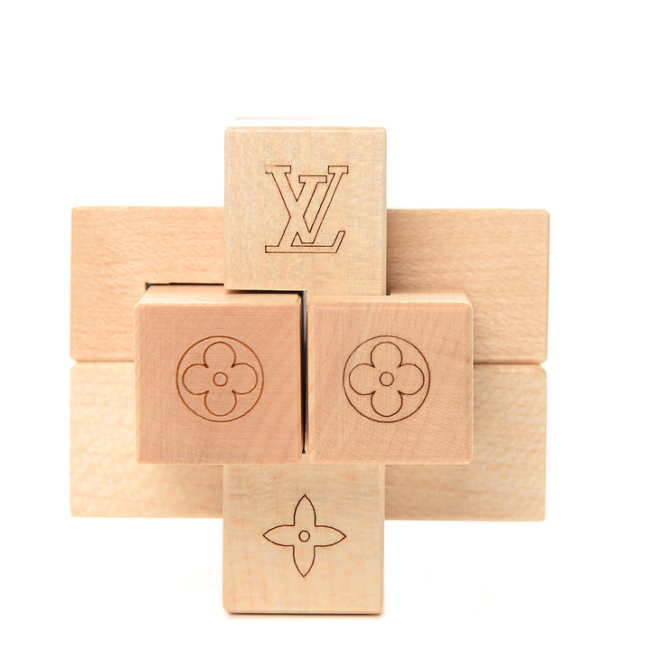 LOUIS VUITTON LE PATEKI WOOD CUBE PUZZLE