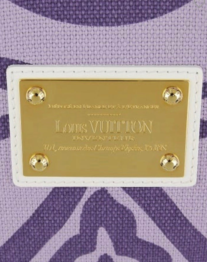 LOUIS VUITTON LIMITED EDITION TAHITIENNE CABAS GM TOTE BAG
