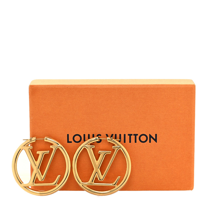 LOUIS VUITTON LOUISE HOOP EARRINGS