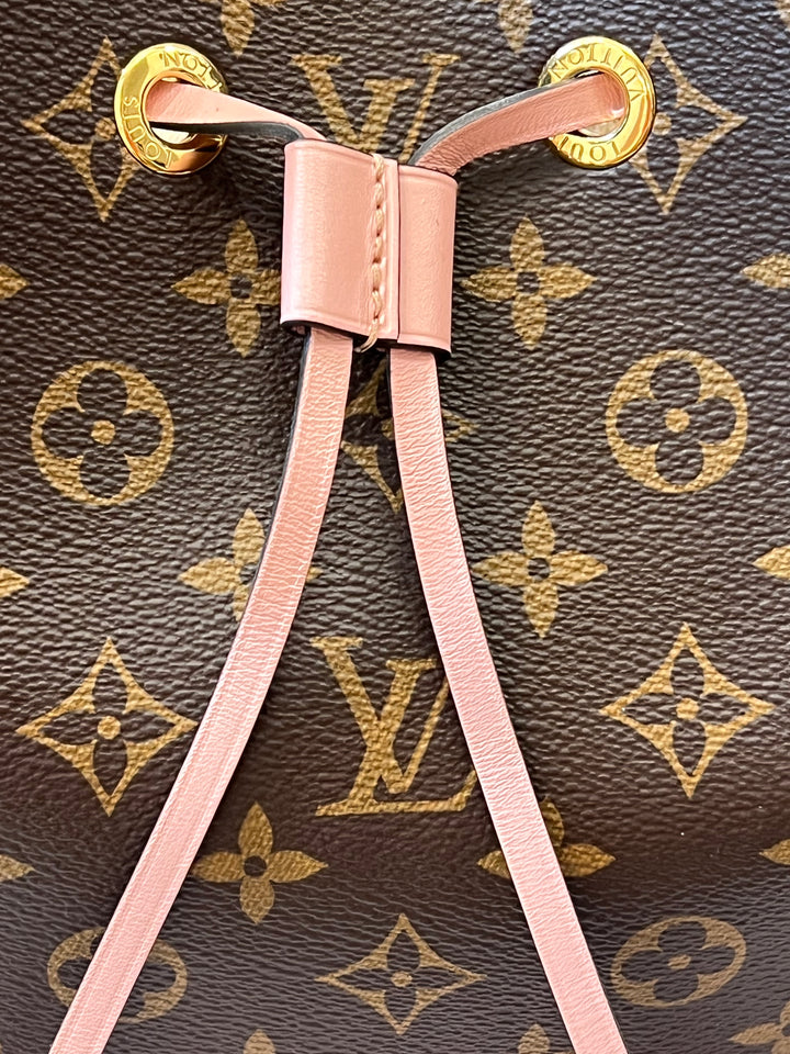 LOUIS VUITTON NÉONOÉ MONOGRAM BAG ROSE POUDRE