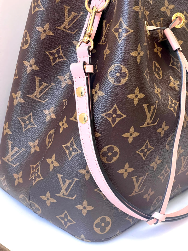 LOUIS VUITTON NÉONOÉ MONOGRAM BAG ROSE POUDRE