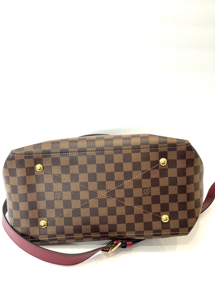 LOUIS VUITTON DAMIER EBENE MAIDA HOBO BAG