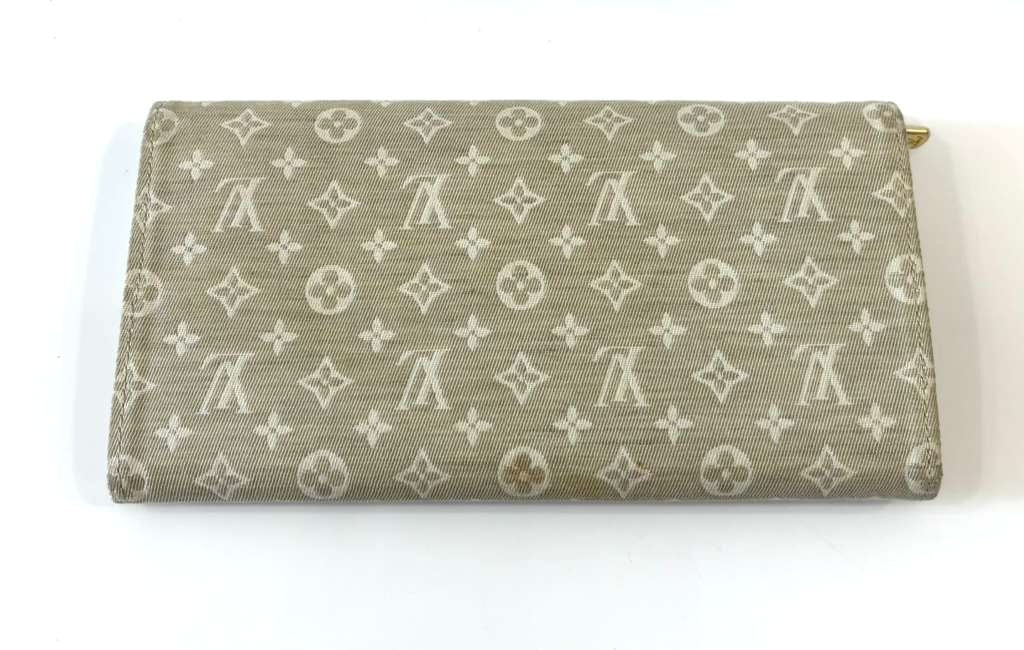 LOUIS VUITTON MONOGRAM MINI LIN SARAH WALLET